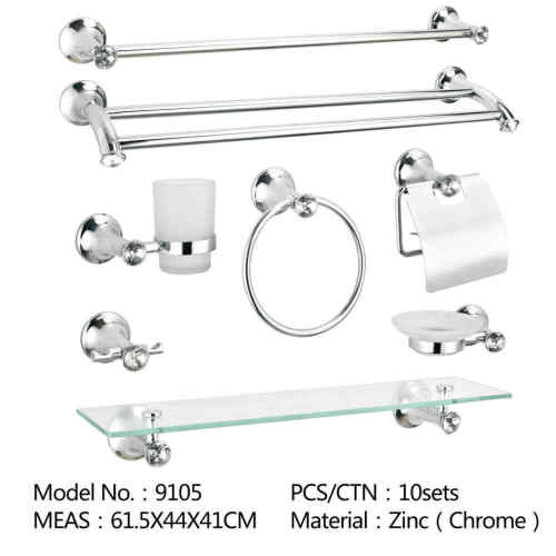 Stainless Steel Wall Mount Soap Holder Bathroom Set