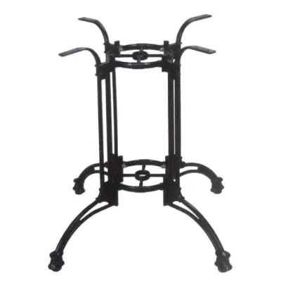 Roman leg  aluminum black roman table base