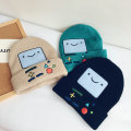 Cartoon Embroidery Patches Smile Cotton Cap Outdoor Hat