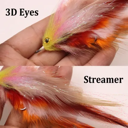 Saltwater Fishing Lures for Salmon, Pike, Muskie, and Sea Trout - 1/0#