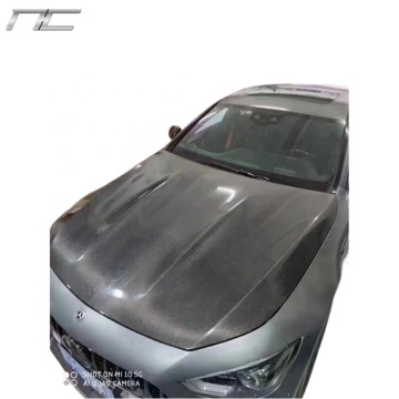 OEM-stil kolfibermotorhuv för Mercedes-Benz AMG GT43 GT50 GT53 GT63