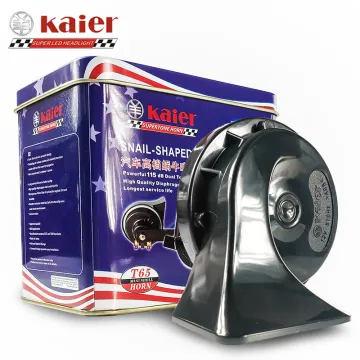 Super Loud Dual Tone Metal Electric Klaxon Car Horn 12V 335HZ/400HZ