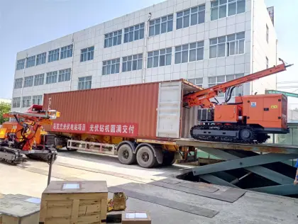 Solar Piling Machine Hydraulic Impact Hammer Pile