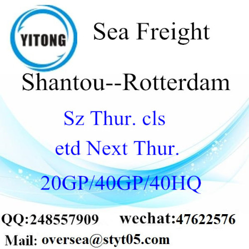 Consolidamento di LCL di Shantou Port a Rotterdam