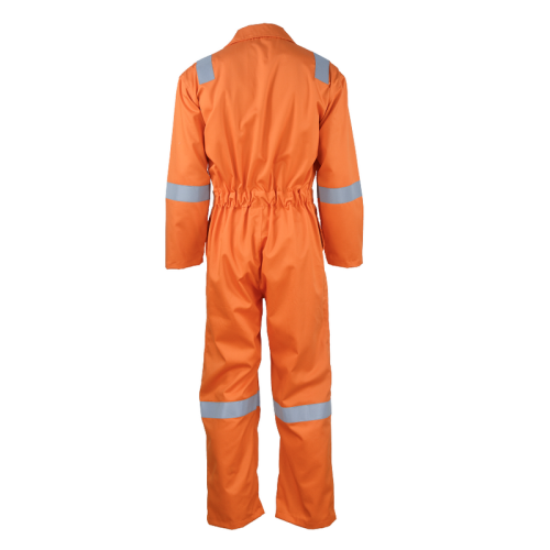 Uniforme de trabajo ignífugo de alta visibilidad de color naranja