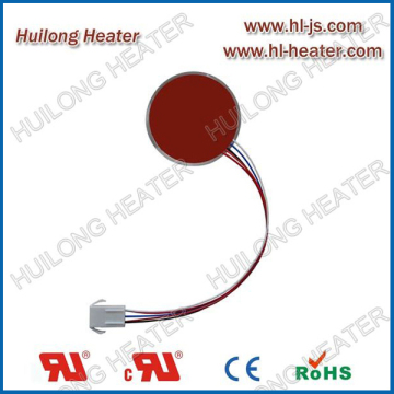 round silicone heater used in CPAP equipment
