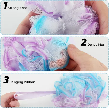 Exfoliating Body Scrub Loofah Set