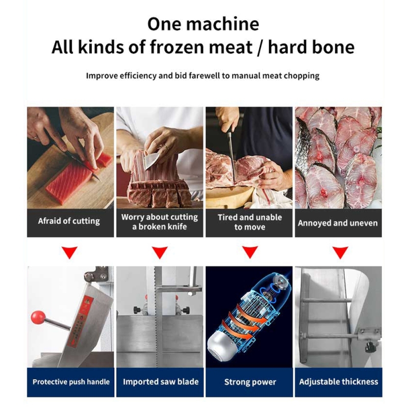 Electric Heavy-Duty Meat Cutting & Bone Saws: Precision Machines for the Food Industry