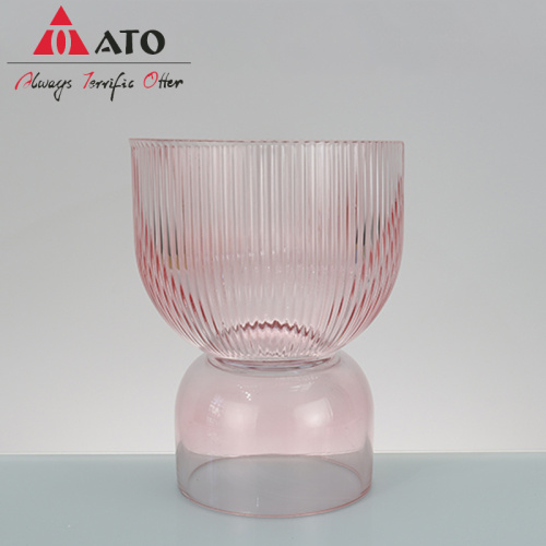 ATO Modern Home Tabletop Pink color Vase Ornaments