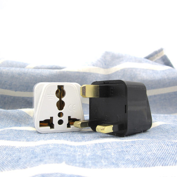 Dubai Plug Adapter: 13A UK BS Plug 3 Pin Square with Fused EU to UK Adapter