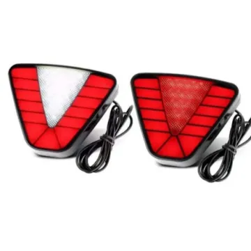 Factory Fast Delivery Stock New Truck LED Tail Light 12V CE DOT ECE EMARK Certified Red Truck Trailer V Type Navigation Lamp