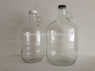 64oz and 128oz big jugs glass bottle with ear