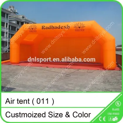 Outdoor inflatable black tent, event tent,inflatable advertising tent