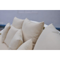 Ang Aluminyo Frame White Garden Rattan Sofa