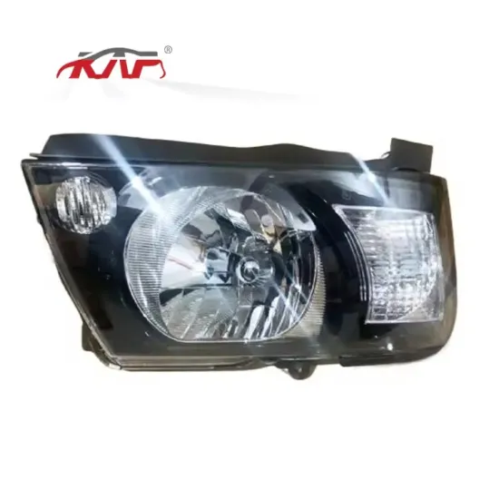 Black Head Lamp Auto Headlamps Front Lights for Nissan Patrol 2005