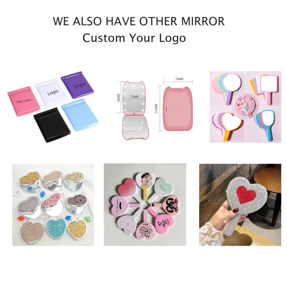 2022 Top Seller Customized Logo Label Makeup Cosmetic Mirror With 9 Bulb Led Mirror For Makeup6 Jpg