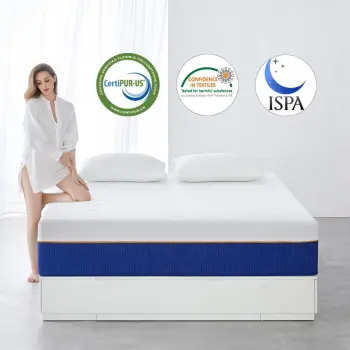 7-zone Ergonomy GreenTea infused HR support foam mattress