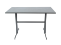 Składany stół prostokątny 117*70 cm i 4 fotele z siatki