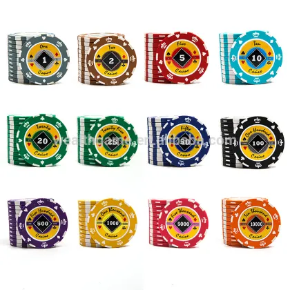 14g Two Tone New Crown Clay Poker Chip