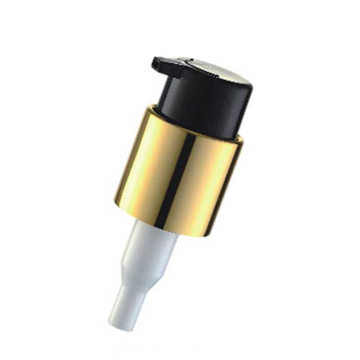 22/410 24/410 Cosmetische verpakking Pet Fles aluminium zilvergouden body crème fles dispenser pomp