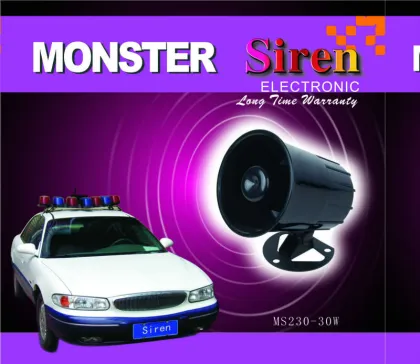 3tone, 25W, 120DB smart security alarm system