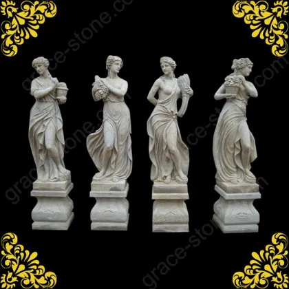 Antique Stone Four Season God Statue