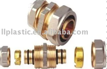 Brass pex-al-pex pipe fitting reduce socket