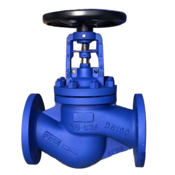 DIN Bellows Cast Steel Globe Valve for Hot Oil