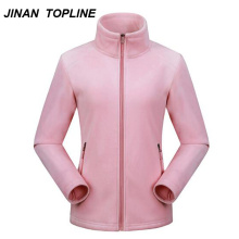 Women's Bonded Micro Fleece Jacke With Zipper