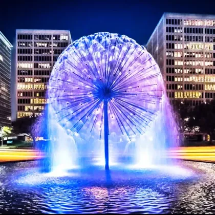 Dandelion Shaped Pond Fountain