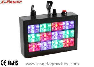 Sound-activated LED Strobe Lights With 12 pcs * 1w RGB High