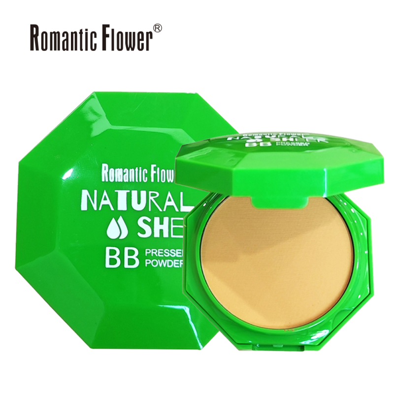 Matte Waterproof Green Tea Aloe Vera Press Powder for Black Women