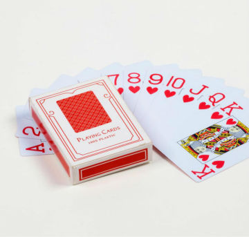 casino plastic poker card
