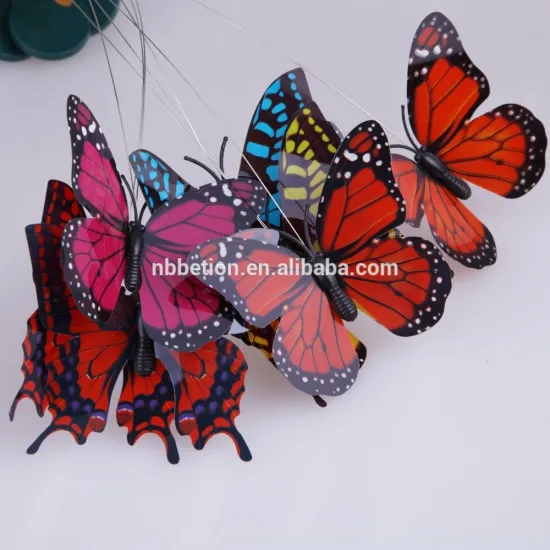 solar butterfly Solar and Battery Powered Fluttering butterfly solar fluttering buftterfly flying butterfly
