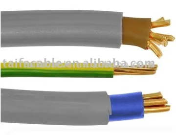 BVR,flexible power cable/wire Copper conductor, PVC insulation