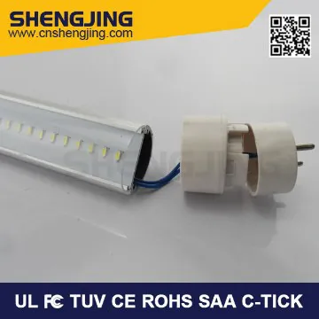 Rotatable end cap led tube for Spain