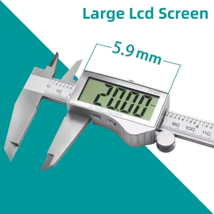 Digital Vernier Calipers and Stainless Steel Measuring Tools