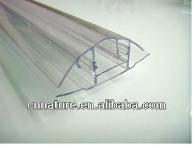 polycarbonate accessory H and U profile