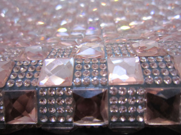 ลูกพีชร้อนแก้ไข rhinestone แก้วละลายกาวร้อน