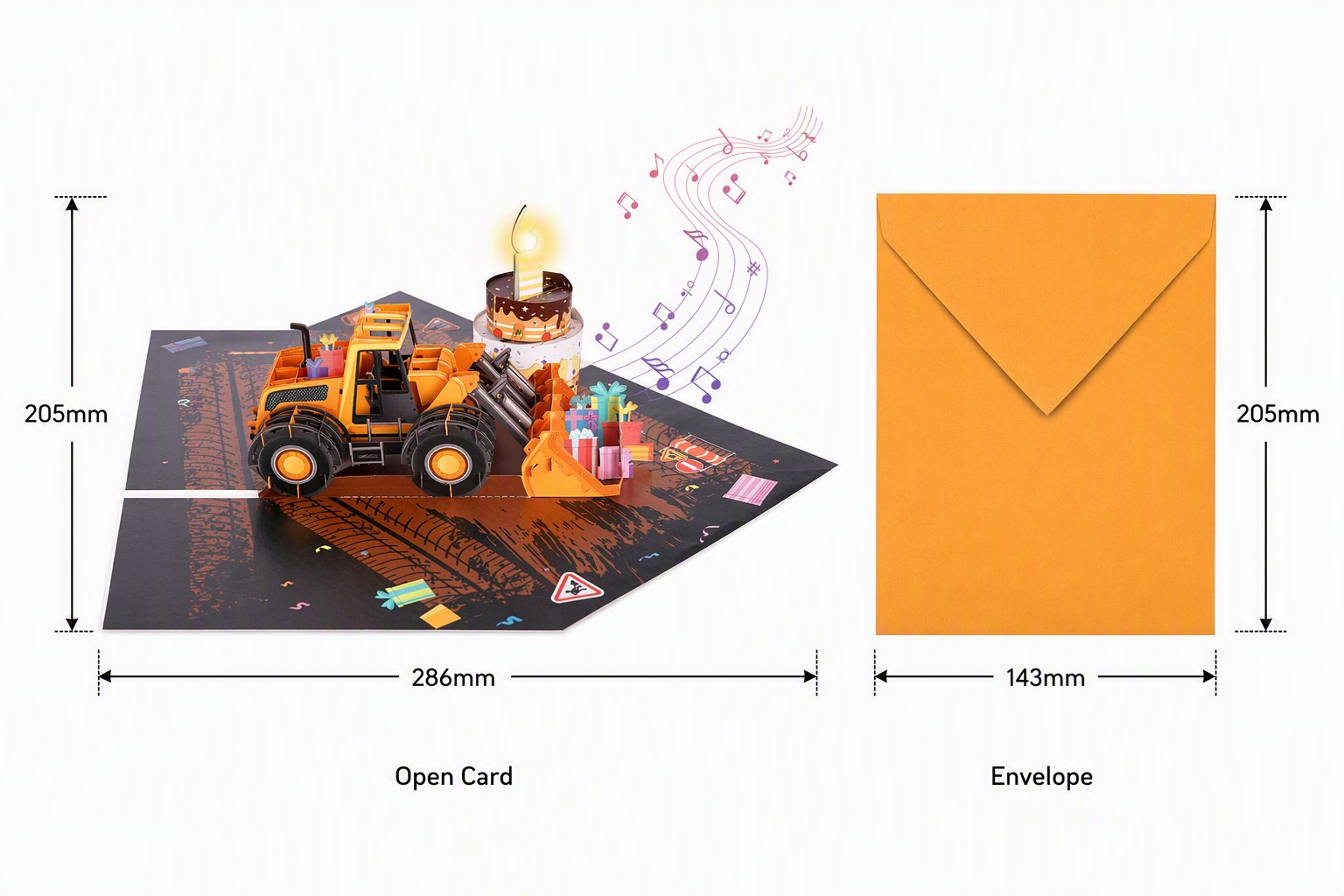 excavator-loader-3d-pop-up-card-dimension-dra