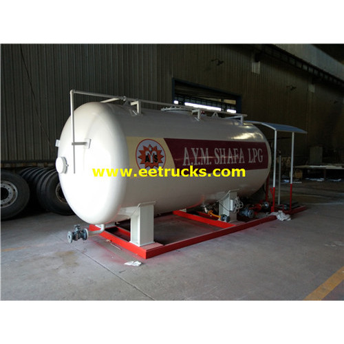 10000 Lít 5 tấn Propane Trượt Nhà máy