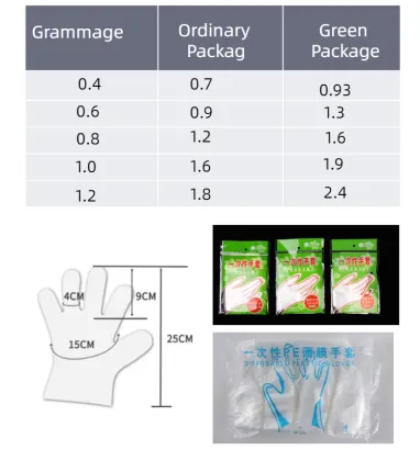 Customized Biodegradable Household Gloves: Thickened PE Disposable Plastics with Oil & Dirt Resistance