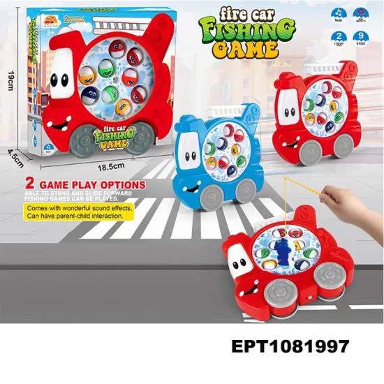 Fish and Animal Shape Magnetic Fishing Game with Music for Kids: An Entertaining Water Pool Toy Promotion from EPT Dollartoys