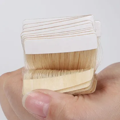 tape hair extension textured hair Wholesale textured single side vendors virgin hair tape ins