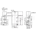 4A210-06 4A210-08 공압 에어 파일럿 밸브 1/8 &#39;&#39;1/4 &#39;&#39;