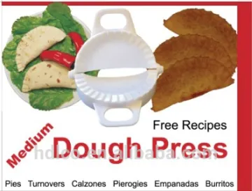Dough press dumpling maker