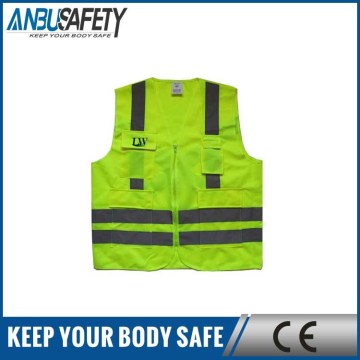 mesh fabric electrician safety vest with logo