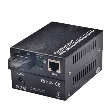 2 έως 4 θύρα 10/100/1000Mbps SC Fiber Optic σε RJ45 Μετατροπείς μέσων