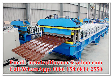 Met Coppo Step Tile Roofing Sheet Metal Rolling Equipment 380V / 415V