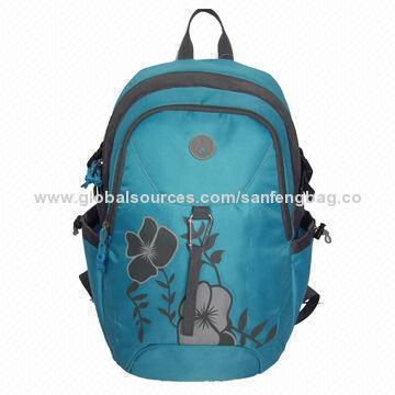 Rucksack with Beautiful Flower Printing